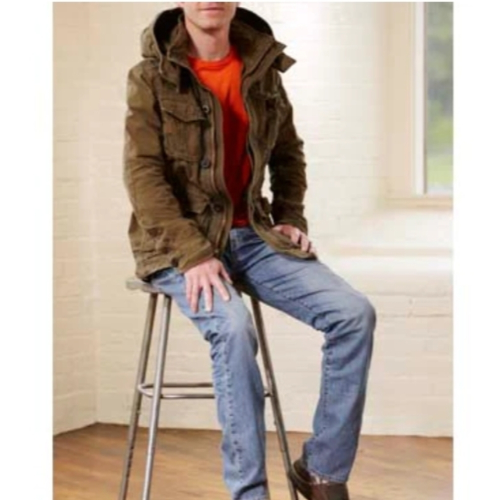 OBEY Men's propaganda rain jacket
